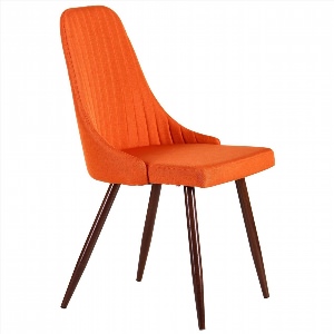 Оранжевые стулья для кухни