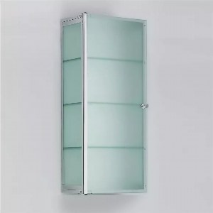 Шкаф со стеклом в ванную комнату