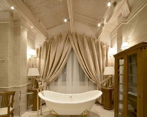 Элитные шторы для ванной комнаты