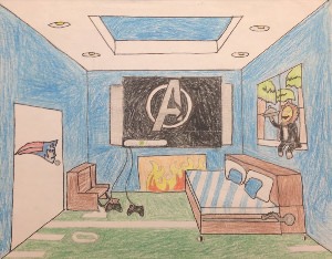 Комната моей мечты рисунок для мальчиков