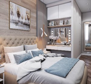Дизайн маленькой спальни в современном стиле