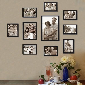 Коллаж из свадебных фотографий на стену