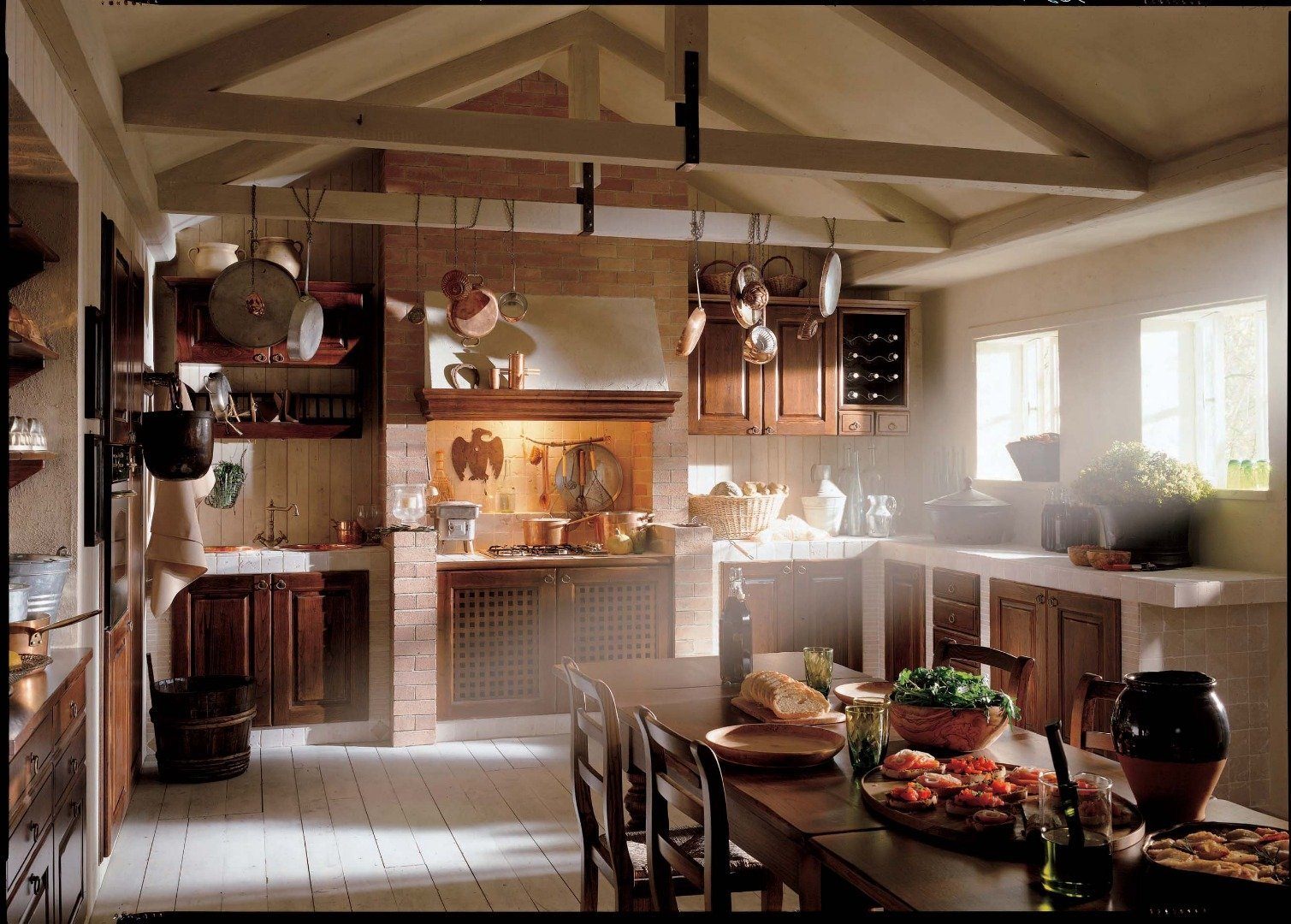 Кухня гостиная в немецком стиле