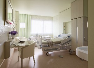 Интерьер больничной палаты