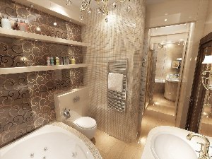 Дизайн ванных комнат в малосемейных квартирах