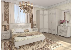 Спальня Венеция цвет жемчуг