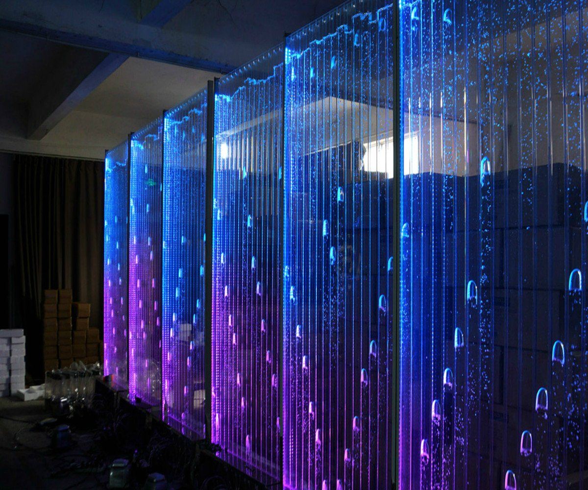 Светодиодный стена куплю. Пузырьковая монопанель. Водяная стена с подсветкой. Пузырьковая колонна. Перегородки с водяной подсветкой.