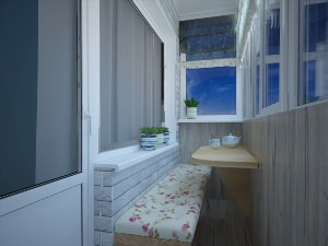 Дизайн маленького балкона в панельном доме