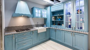 Готовые кухни синие