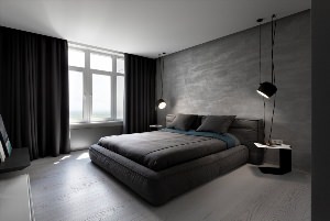 Минималистичный дизайн спальни