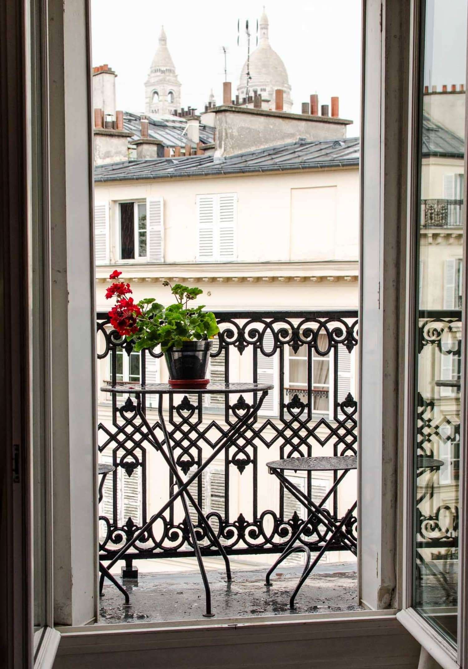 Париж кованые Балкончики