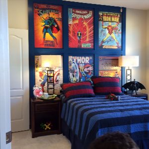 Детская комната в стиле марвел