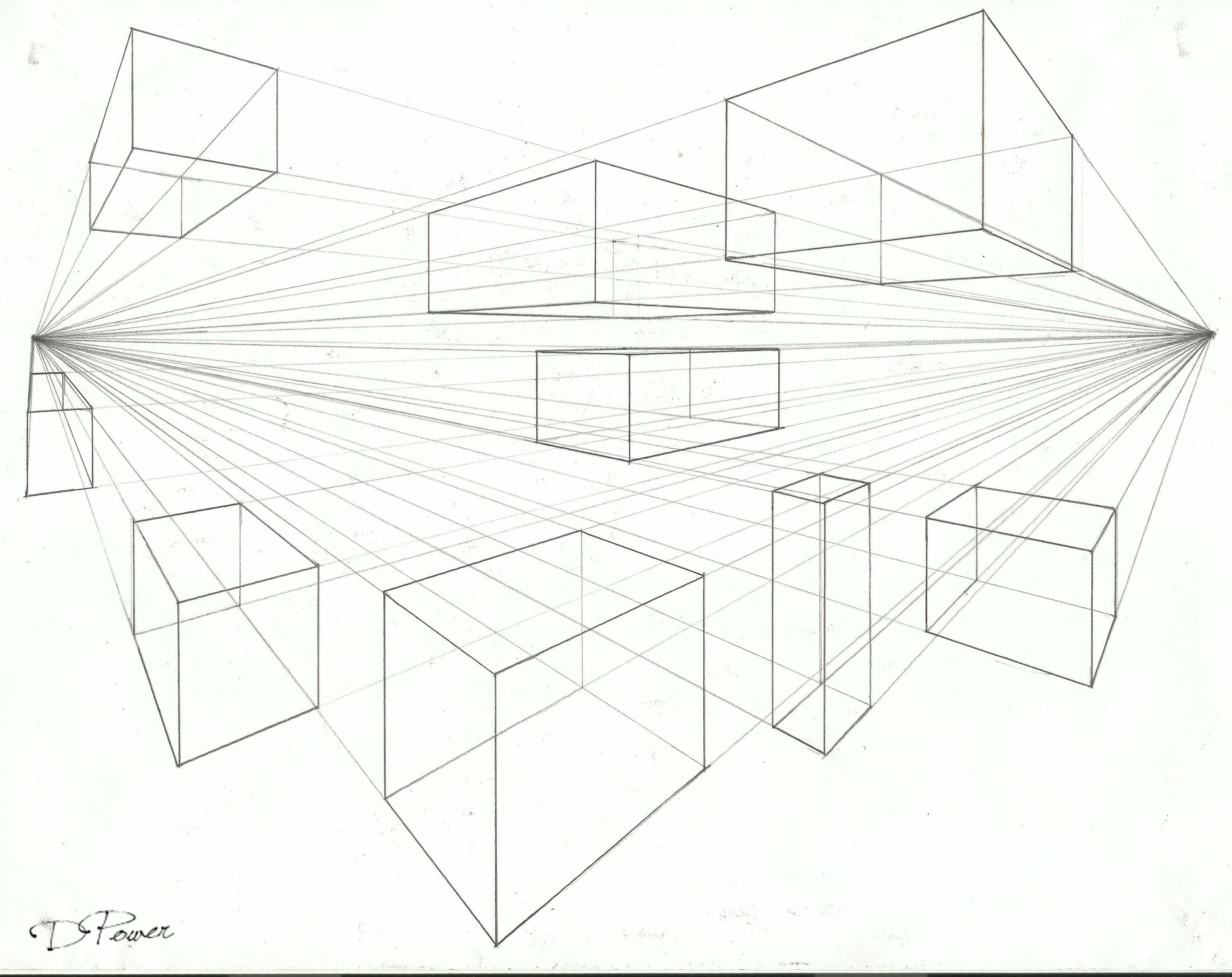 Как научиться рисовать перспективу с нуля