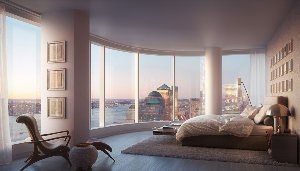 Дизайн комнаты с большим окном
