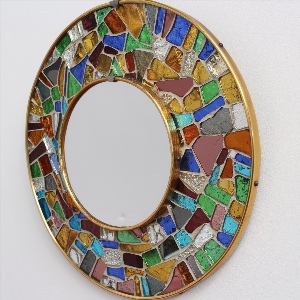 Зеркало мозаика на стену