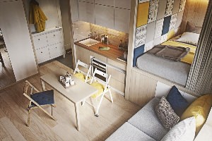 Дизайн мини квартиры