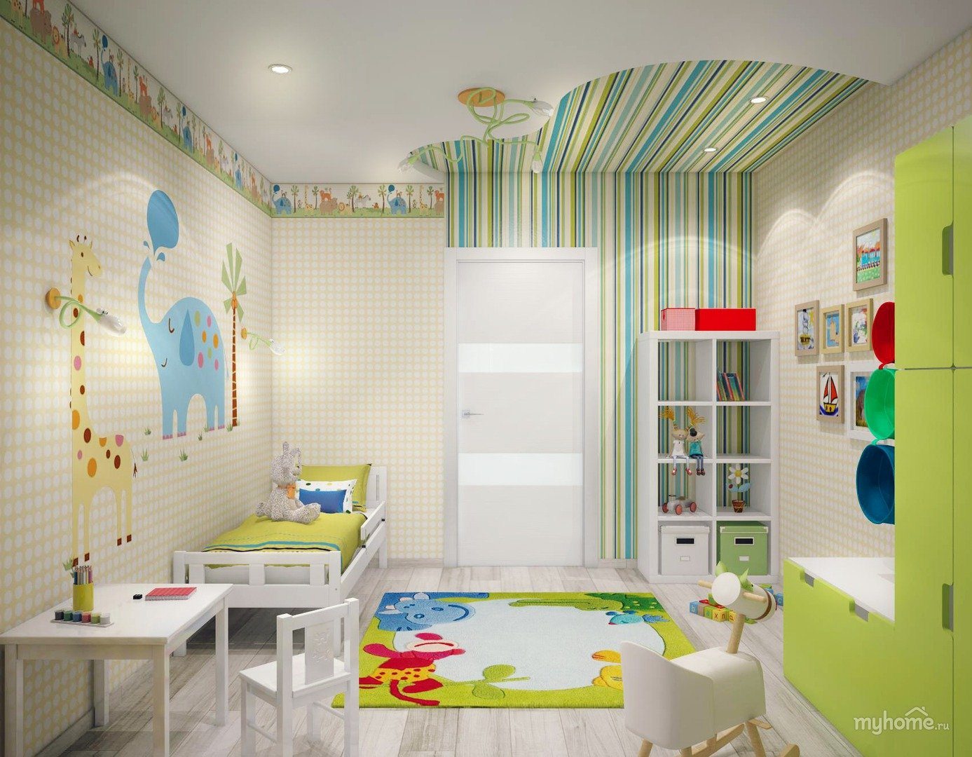 Детские комнаты для мальчика дошкольника