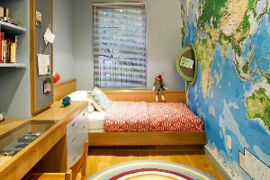 Планировка маленькой детской комнаты