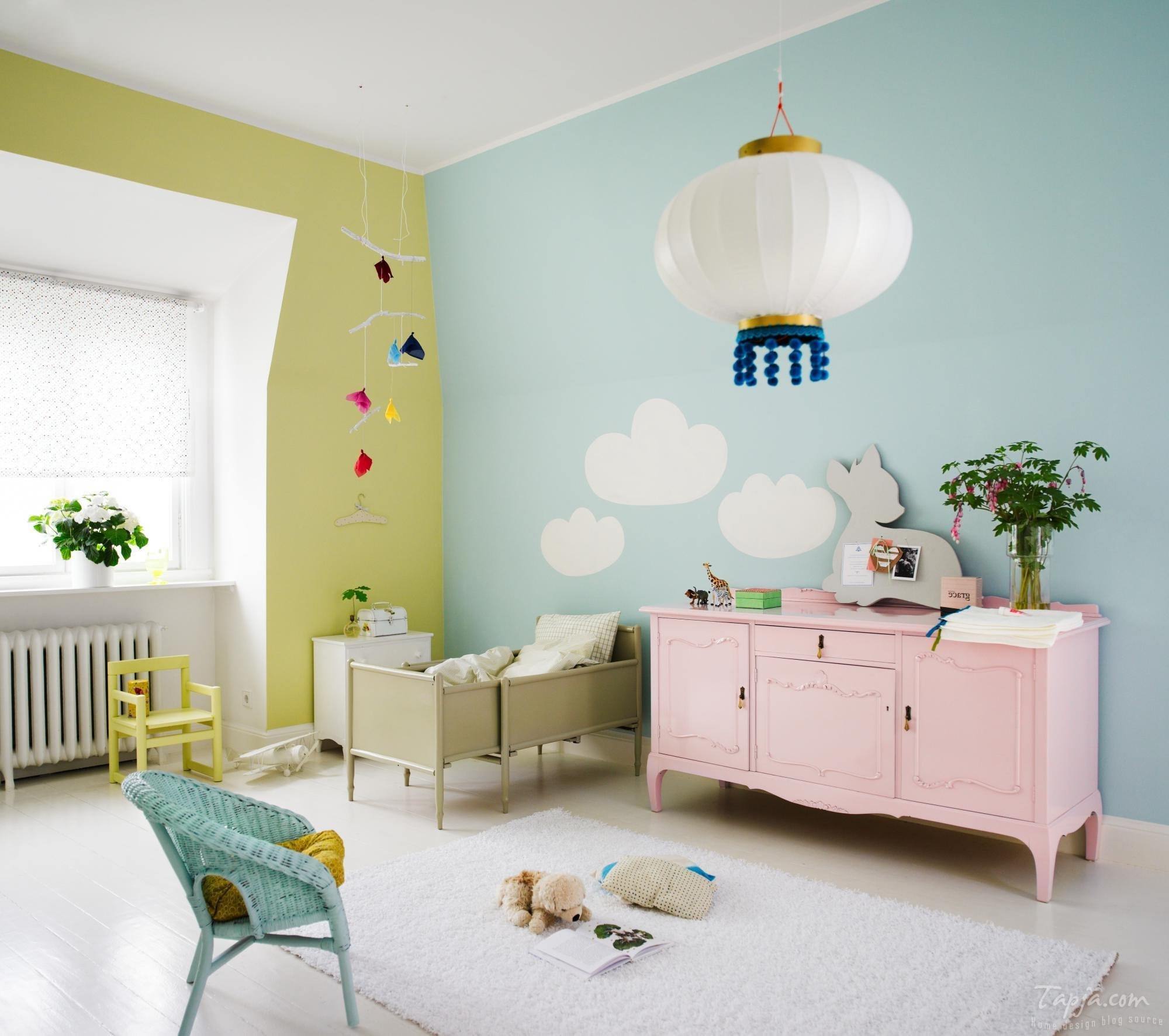 Какой краской можно покрасить детскую комнату?
