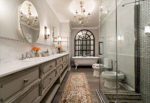 Ванная комната в современном классическом стиле