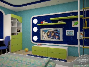Комната для мальчика в стиле космос