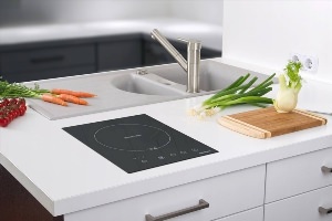 Интерьеры кухонь с индукционными плитами
