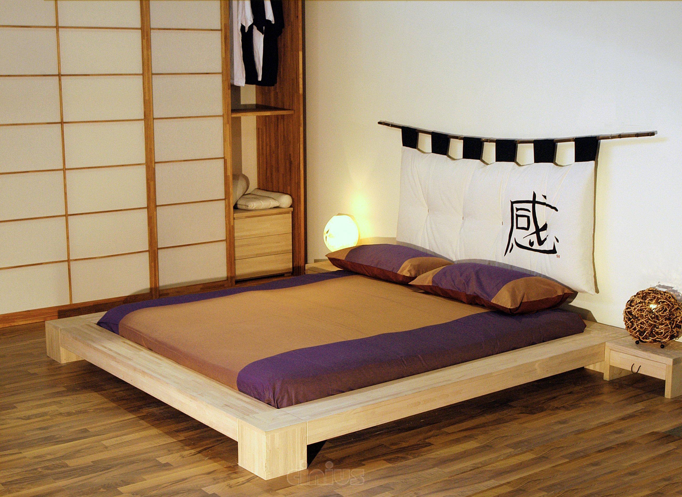 Инструкция по изготовлению кровати своими руками. Кровать в японском стиле.