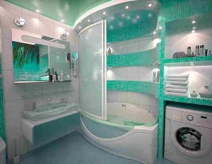 Ванная комната дизайн недорого в квартире