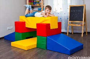 Детские мягкие модули для игровых комнат