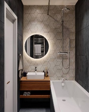 Лаконичный дизайн маленьких ванных комнат