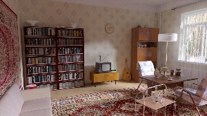 Комната в советском стиле