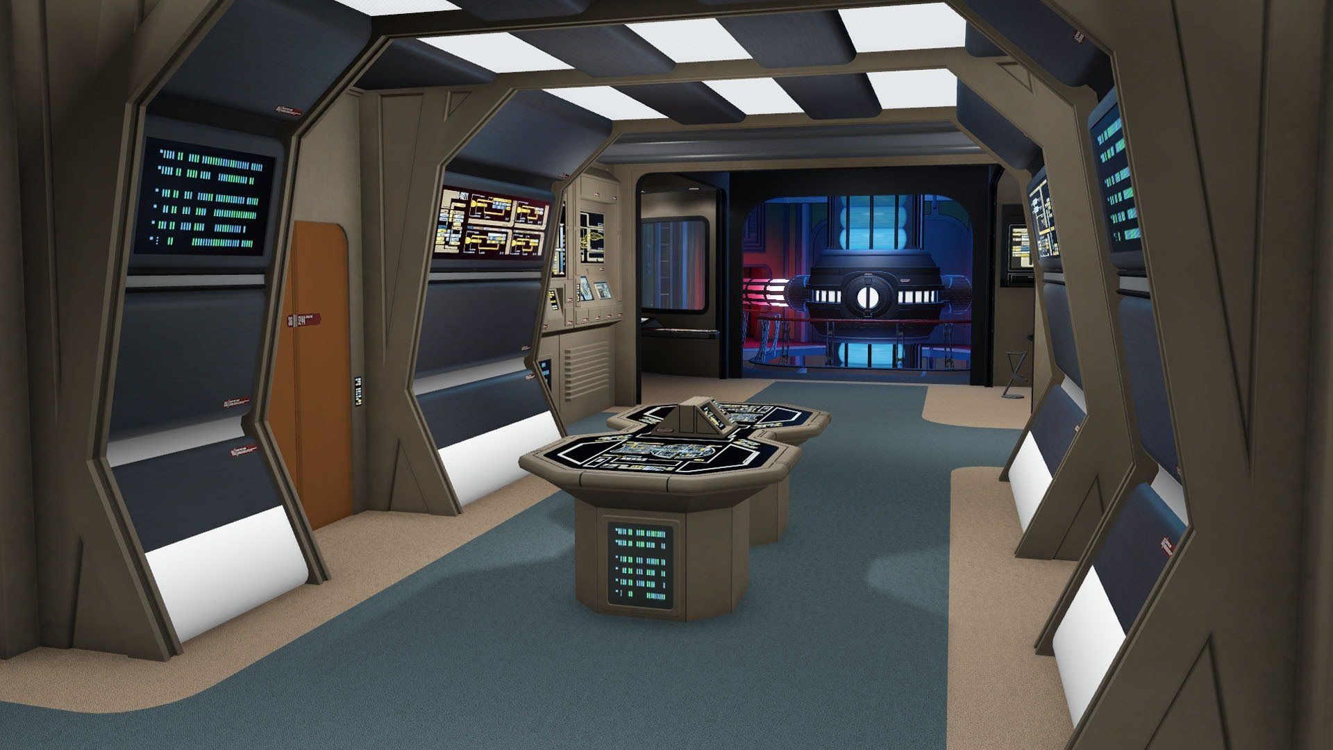Стартрек палуба. Интерьер челнок Star Trek. Космический корабль интерьер Стартрек. Star Trek Galaxy class ship Interior.