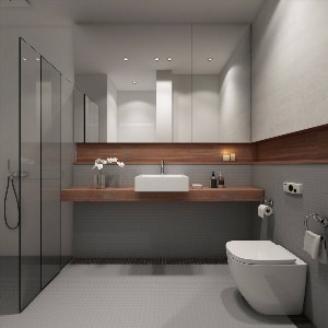 Дизайн ванны минимализм