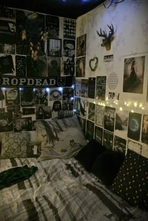 Комната в стиле панк рок