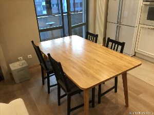 Современные деревянные столы для кухни