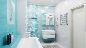 Ванная комната в бирюзовом цвете