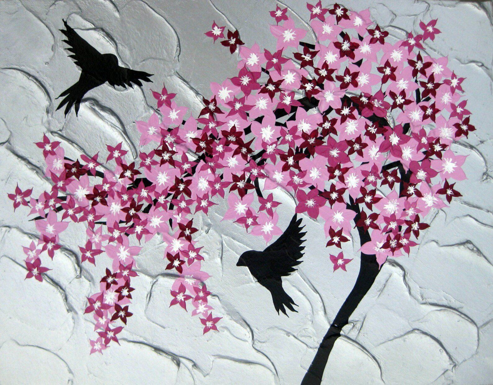 Стиль сакура. Японские картины на стену своими руками. Композиция с сакурой. Сакура рисунок. Картины в японском стиле в розовых цветах.