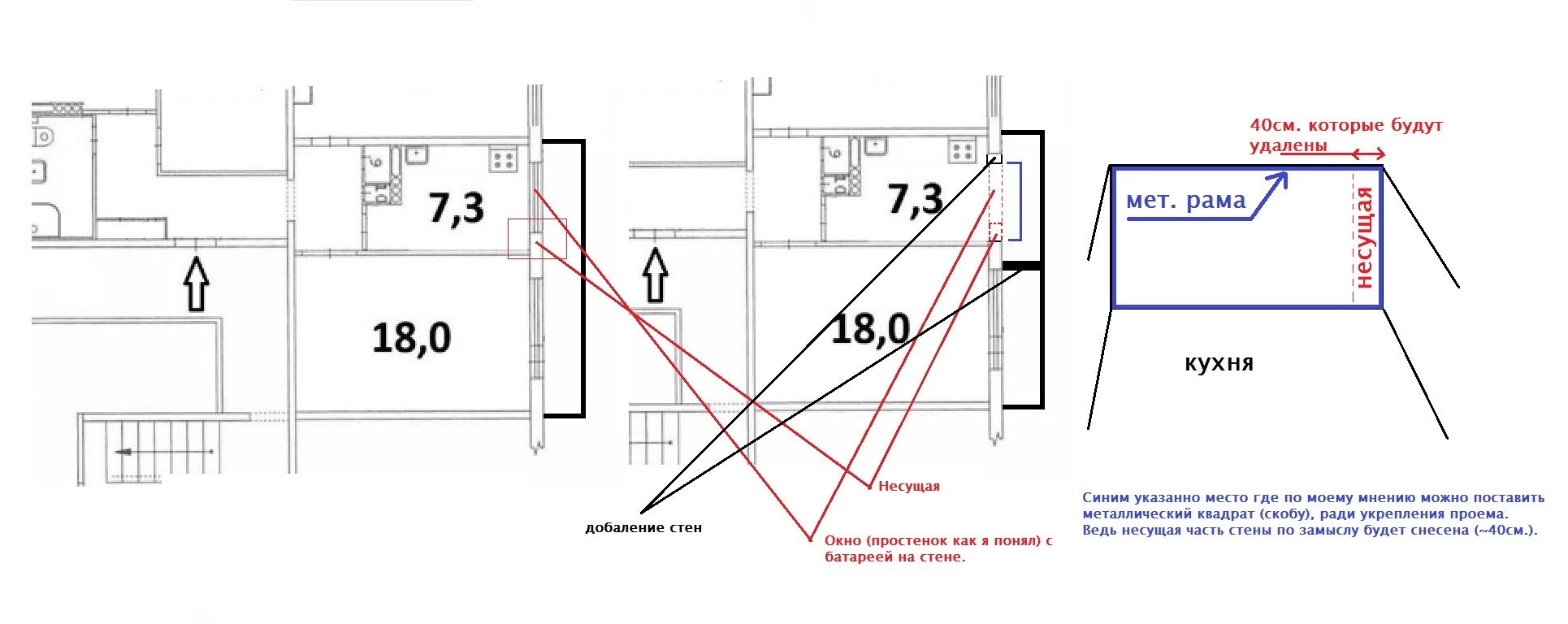 Как определить несущие стены в квартире в панельном