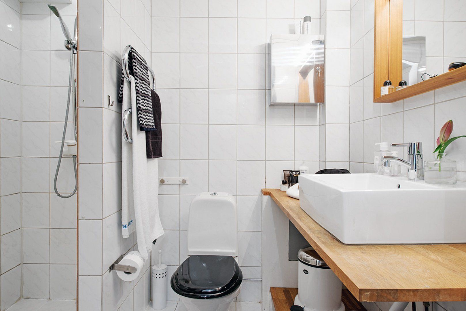 ванная комната в скандинавском стиле 4 метра