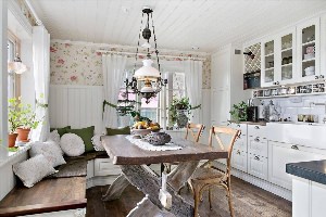 Уютная кухня в скандинавском стиле