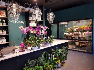 Интерьер цветочного салона