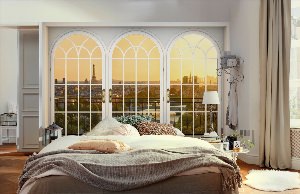 Окно в спальне