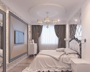 Дизайн г образной спальни