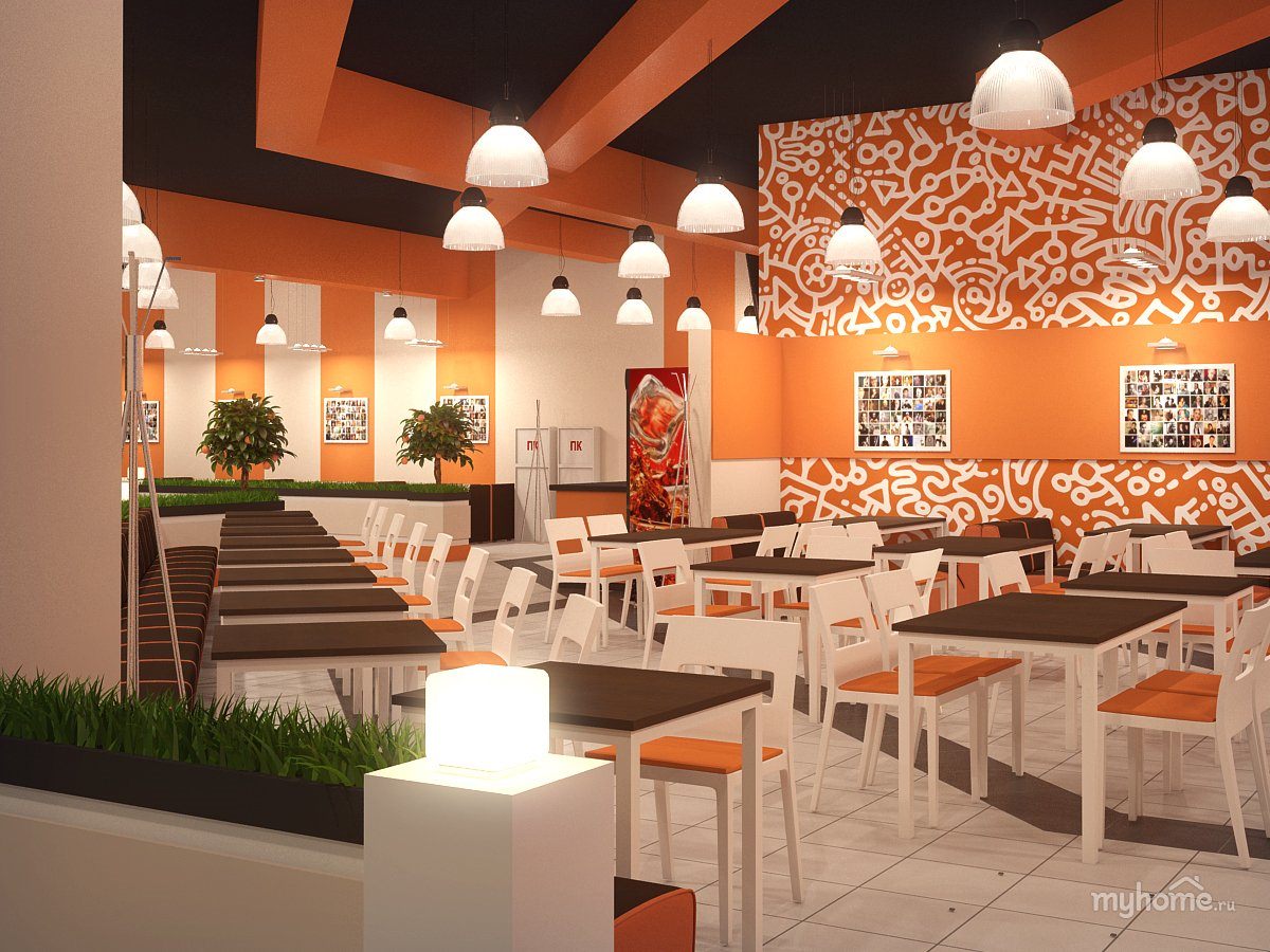 дизайн кафе и ресторанов проекты