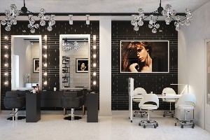 Дизайн интерьера парикмахерских салонов