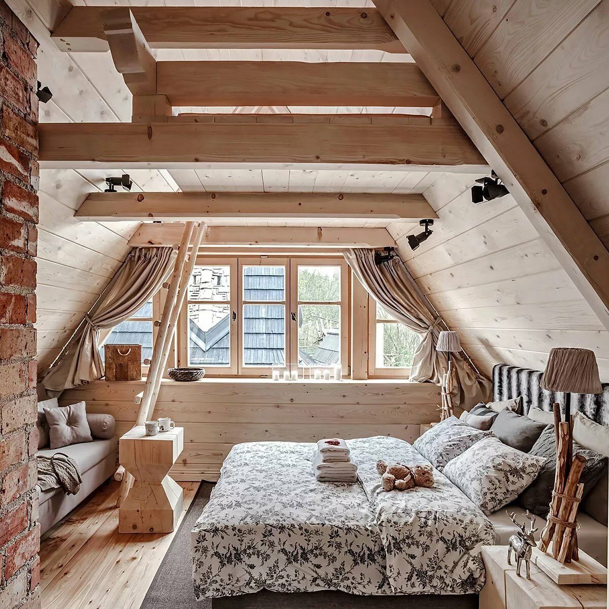 Спальня на даче в стиле Прованс - 76 фото
