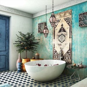 Дизайн ванны в марокканском стиле