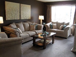 Светло коричневая мебель в интерьере