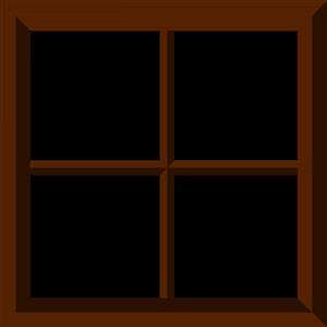Квадратное окно