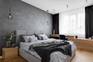 Маленькая спальня в стиле минимализм
